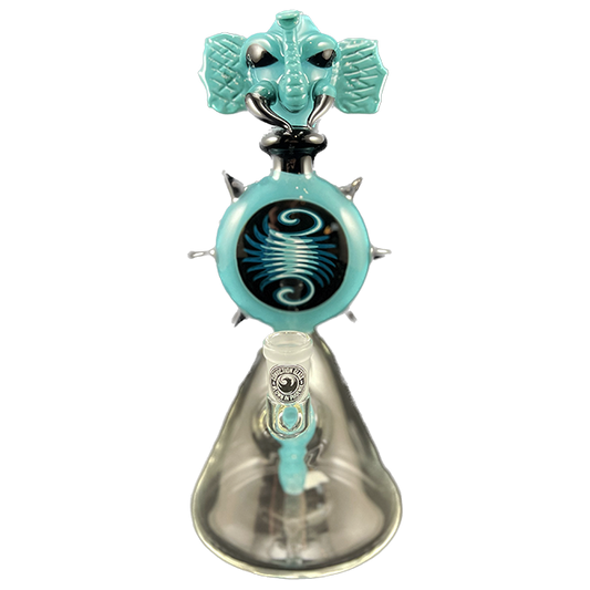 Blue Elephant Head Rig from Conviction Glass