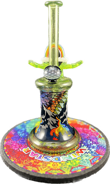 "RAINBOW MOUNTAIN" by Windstar Glass